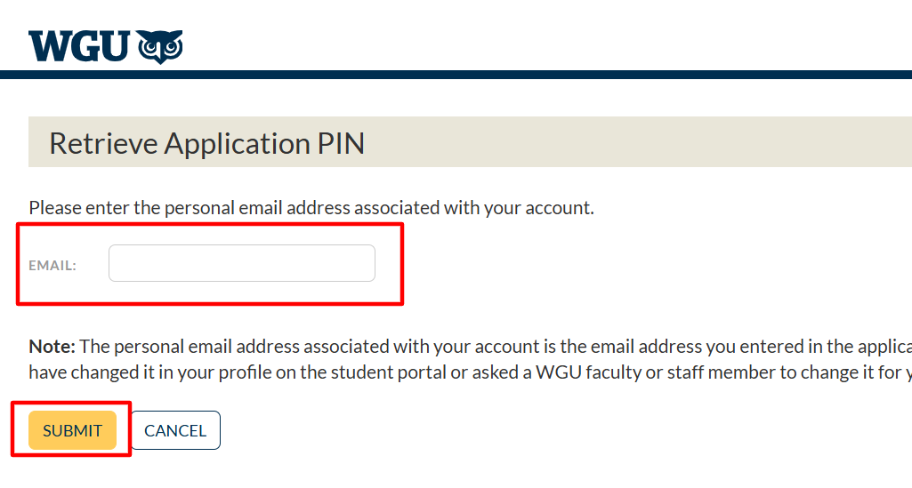 western governors university student portal