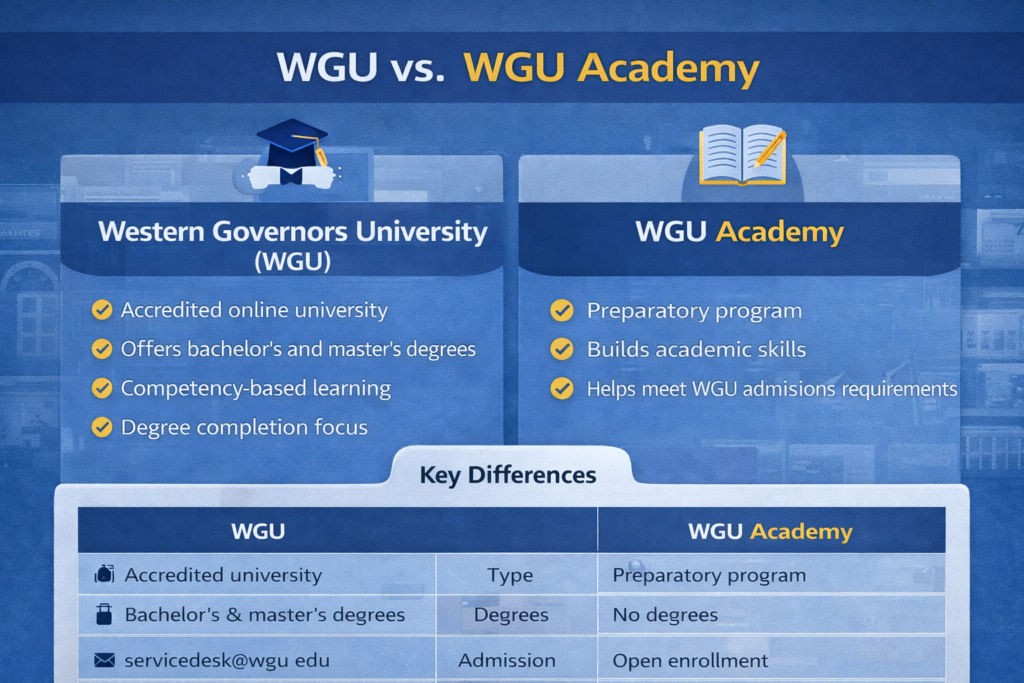 wgu login student portal