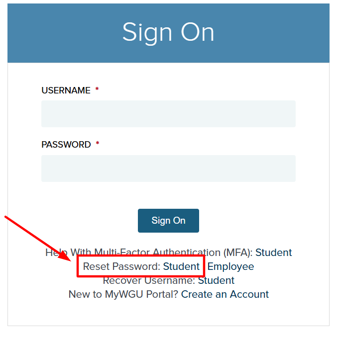 wgu student login